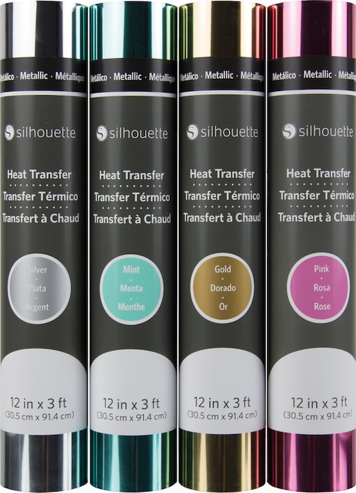 Actual product image Silhouette Flocked heat transfer