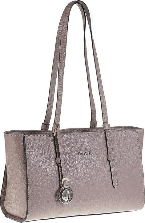 Actual product image Pierre Cardin Damen Handtasche Made In Italy - Modell Valeria Nova - 100% Leder - 42.0 X 21.5 X 12.5 Cm