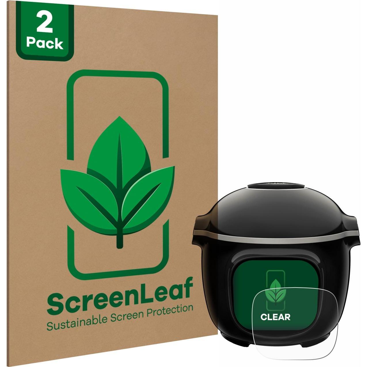 ScreenLeaf Schutzfolie nachhaltiger Displayschutz Displayschutzfolie Folie Klar Transparent, Zubehör Küchengeräte, Trans...