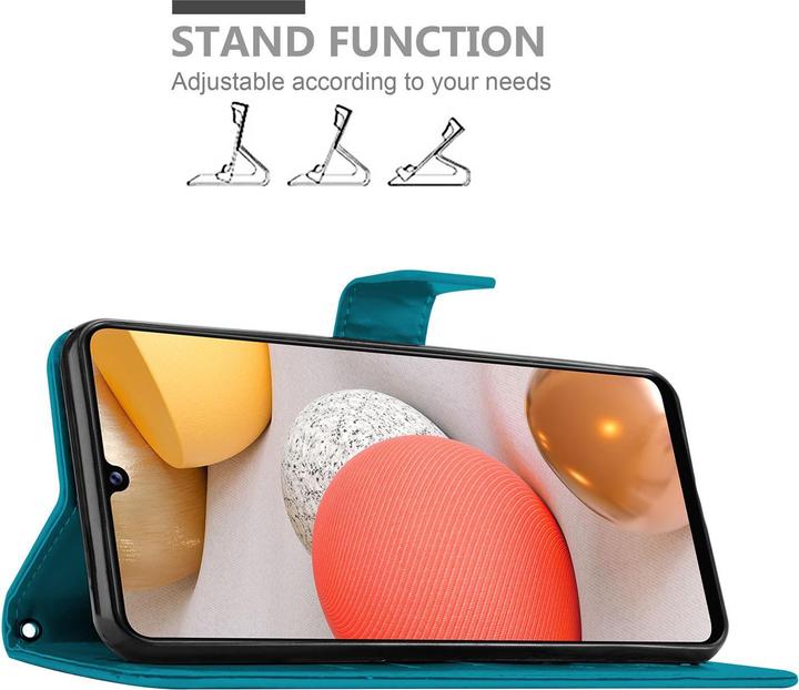 Produktbild Cadorabo Flower Book Cover (Samsung Galaxy A42 5G, Samsung Galaxy M42 5G)
