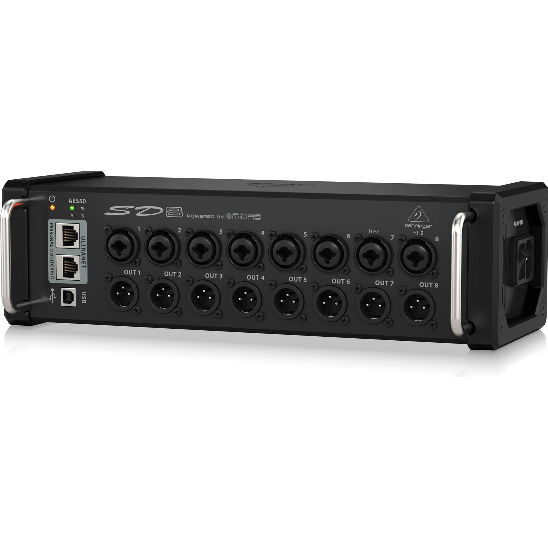 Behringer Snake digitale SD8, Interfaccia audio, Nero