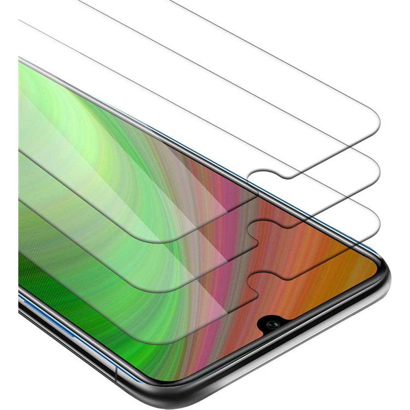Cadorabo Displayschutzglas (3 Stück, Honor 20e), Smartphone Schutzfolie, Weiss