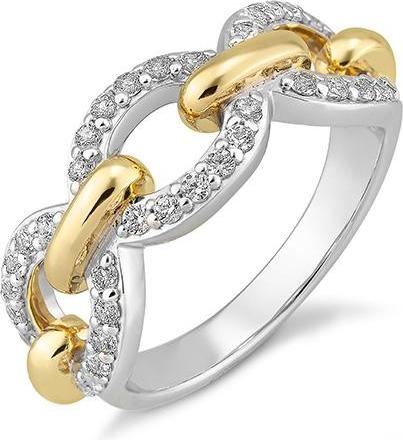 Produktbild Breuning RING - BRILL. 0,54 Ct. H/si (53, 750/18 K Gold)
