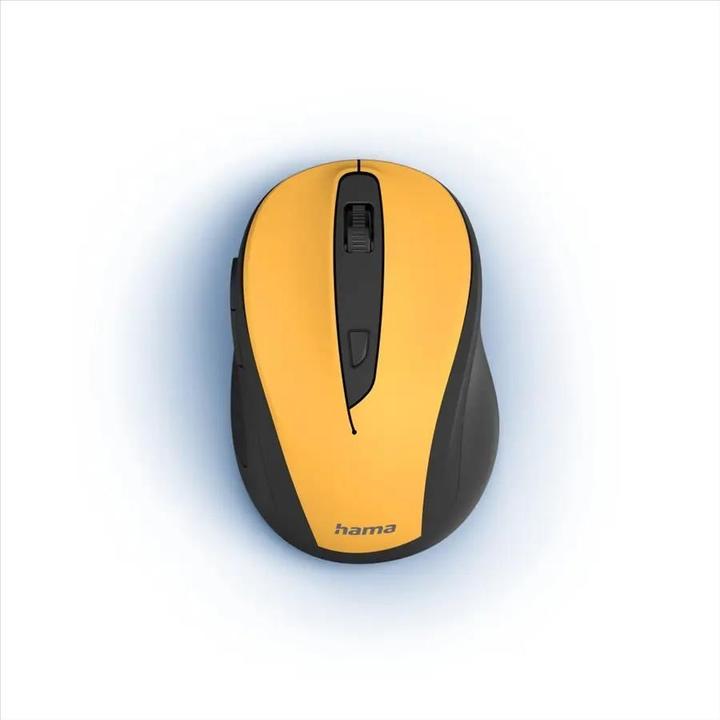 Actual product image Hama Wireless 6-Button Mouse MW-400 V2 Signal Yellow (Wireless)