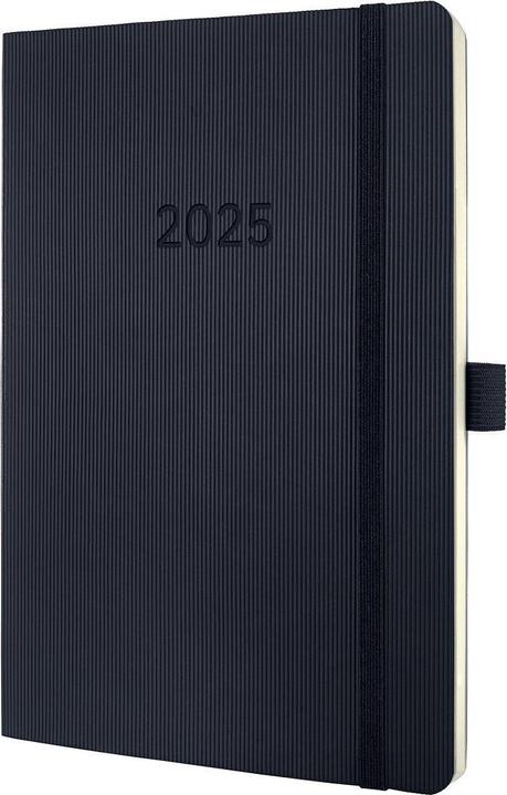 Produktbild Sigel Wochenkalender 2025 C2522 1W/2S schwarz 21x13.5cm (A5, Deutsch)