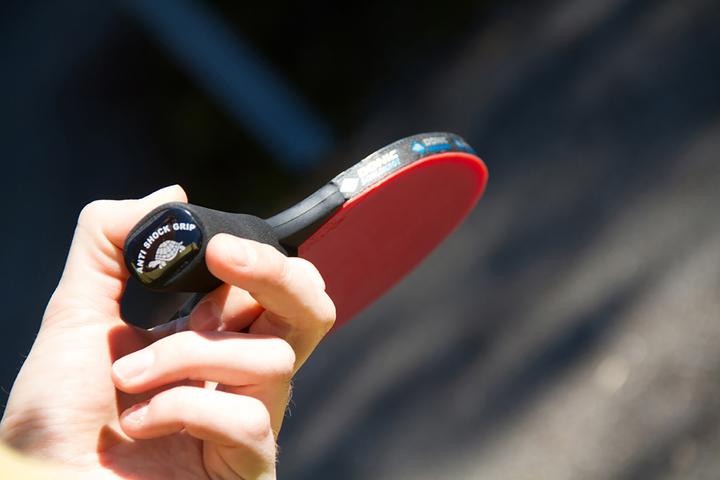 Actual product image Schildkröt Donic-Schildkröt 734403 - Sensation 700 table tennis bat, ASG Anti Shock Grip, Black, One Size