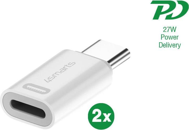 Immagine prodotto 4smarts Lightning – USB tipo C (Lightning, 2 cm)