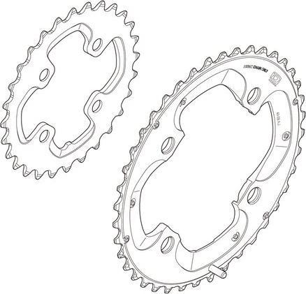 Actual product image Shimano Extérieur Deore XT 4 Branches M785 (38)