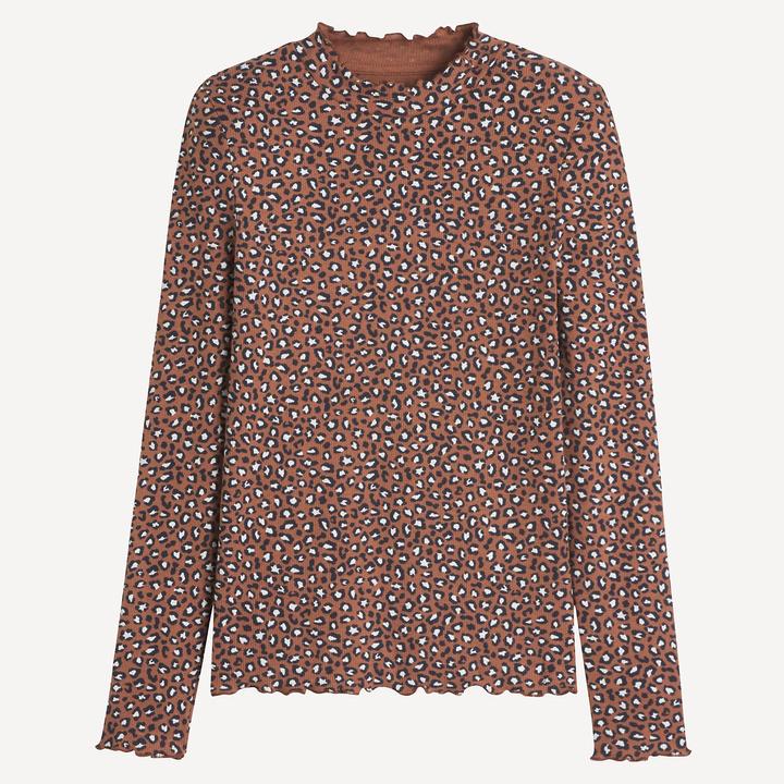 Immagine prodotto La Redoute Collections Langarmshirt mit Leopardenmuster (110)