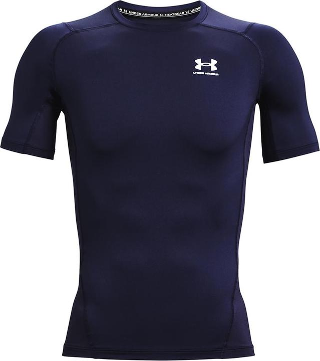 Actual product image Under Armour HeatGear short sleeve top navy blue,XL (XL)