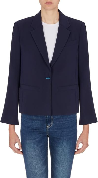 Armani Exchange Giacca corta monopetto con asole contrastanti (44)