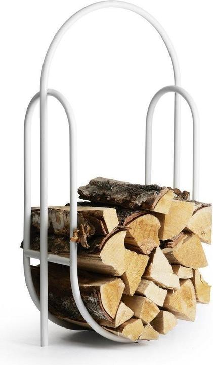 Produktbild Born in Sweden Kaminholzständer Infinity in matt Schwarz – modernes Design