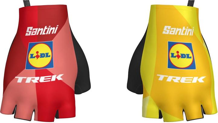 Produktbild Santini Glove Trek Team Medium Blue/Yellow (M)