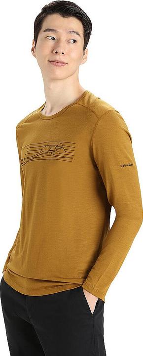 Produktbild Icebreaker Men Oasis LS Crewe Ski Stripes (XL)
