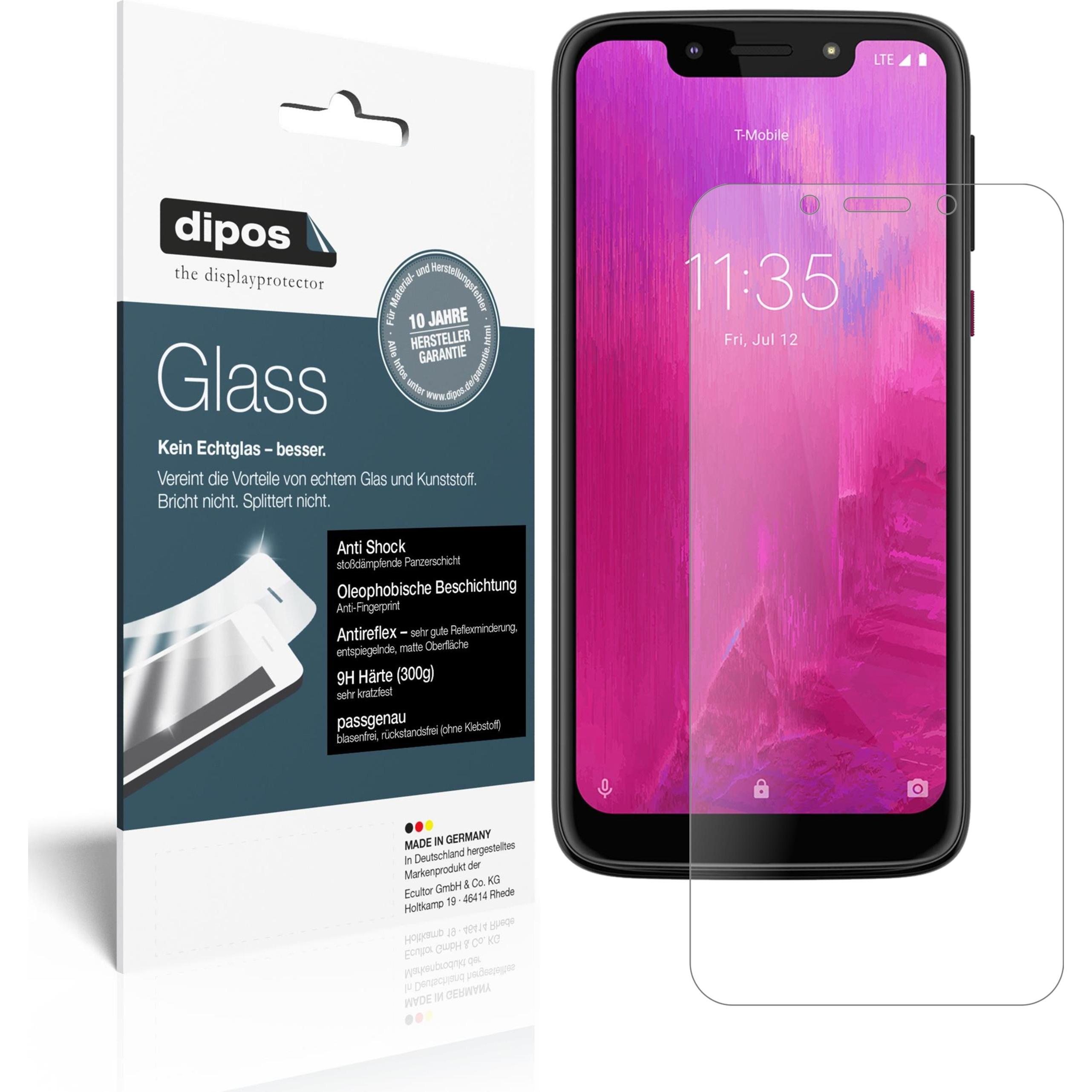 Dipos Displayschutz Anti-Shock (2 Stück, T-Mobile Revvlry), Smartphone Schutzfolie, Transparent
