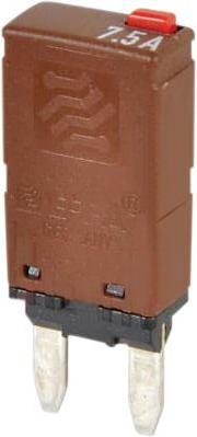 Produktbild E-T-A Einpoliger thermischer Kfz-Leitungsschutzschalter, 5A, IP00 / IP30 / IP54