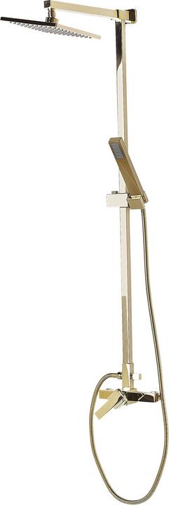 Produktbild Beliani Dusche Set mit Kopfbrause Messing gold TAGBO