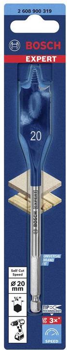 Produktbild Bosch Professional Zubehör EXPERT Self Cut Speed Flachfräsbohrer, 20 x 152 mm (20 mm)