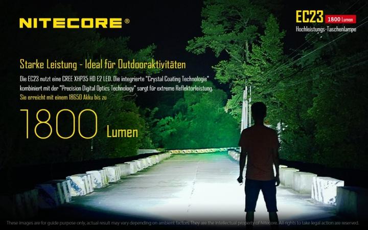 Produktbild Nitecore Ec23 (12.90 cm, 1800 lm)