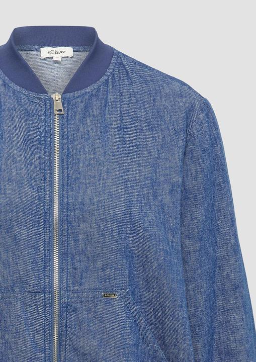 Produktbild S.Oliver Indoor-Jacke Leinenmix-Blouson mit Raffungen (42)