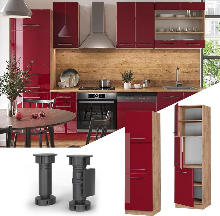 Produktbild Vicco Herdumbauschrank Fame-Line (60 x 58 x 206.80 cm)