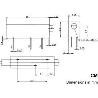 Velleman Cermet Trimmer Multi-Turn 1k, Widerstand