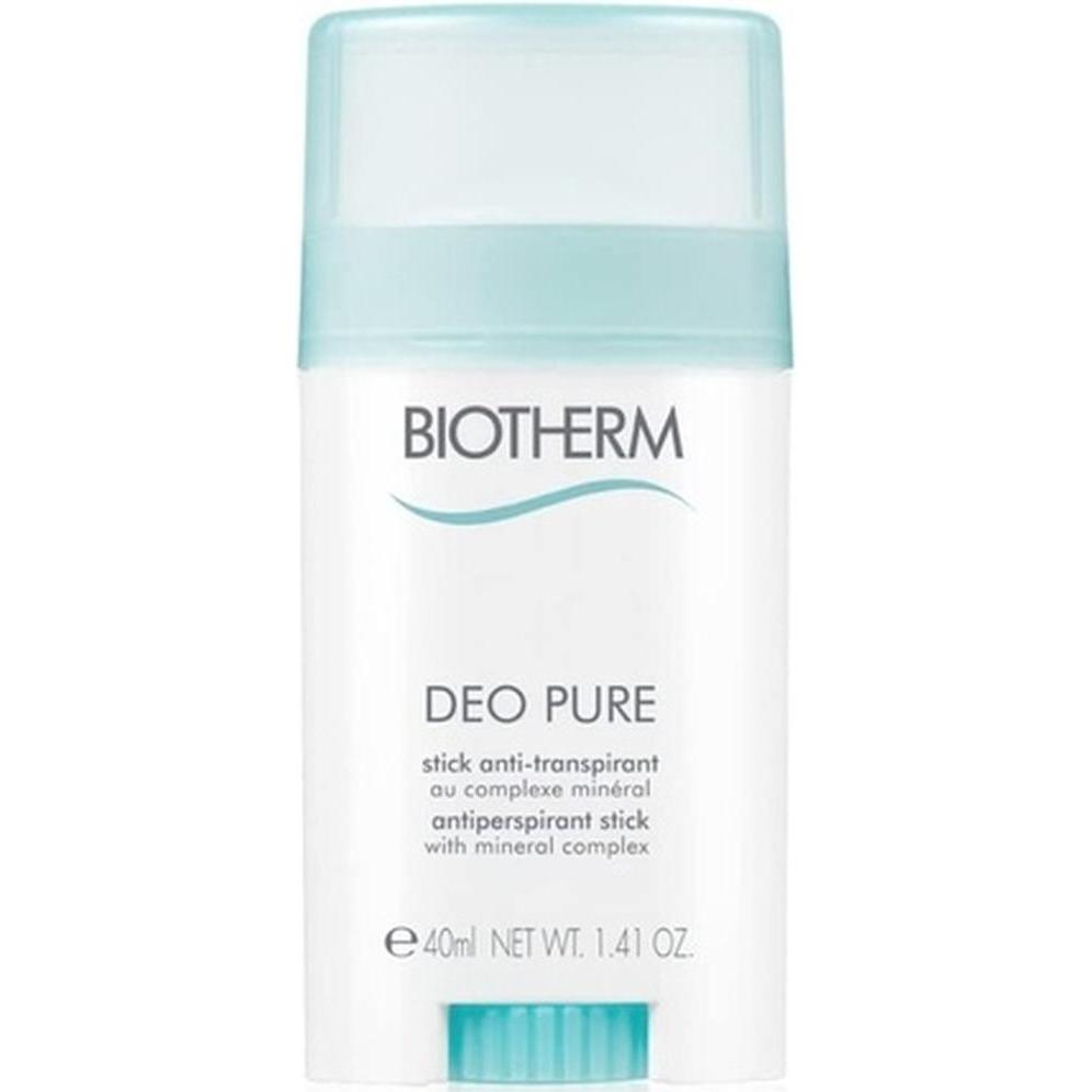 Biotherm , Deo, Deo Pure Antiperspirant Stick 40Ml (Stick)