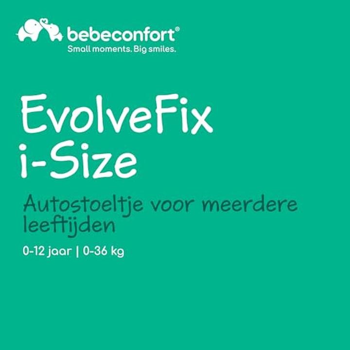 Productafbeelding Bebeconfort Evolvefix I Maat (Kinderzitje, Zitverhoger, ECE R129/i-Size standaard)