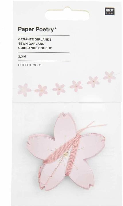 Image du produit Rico Design Guirlande cousue Fleurs de cerisier.300880