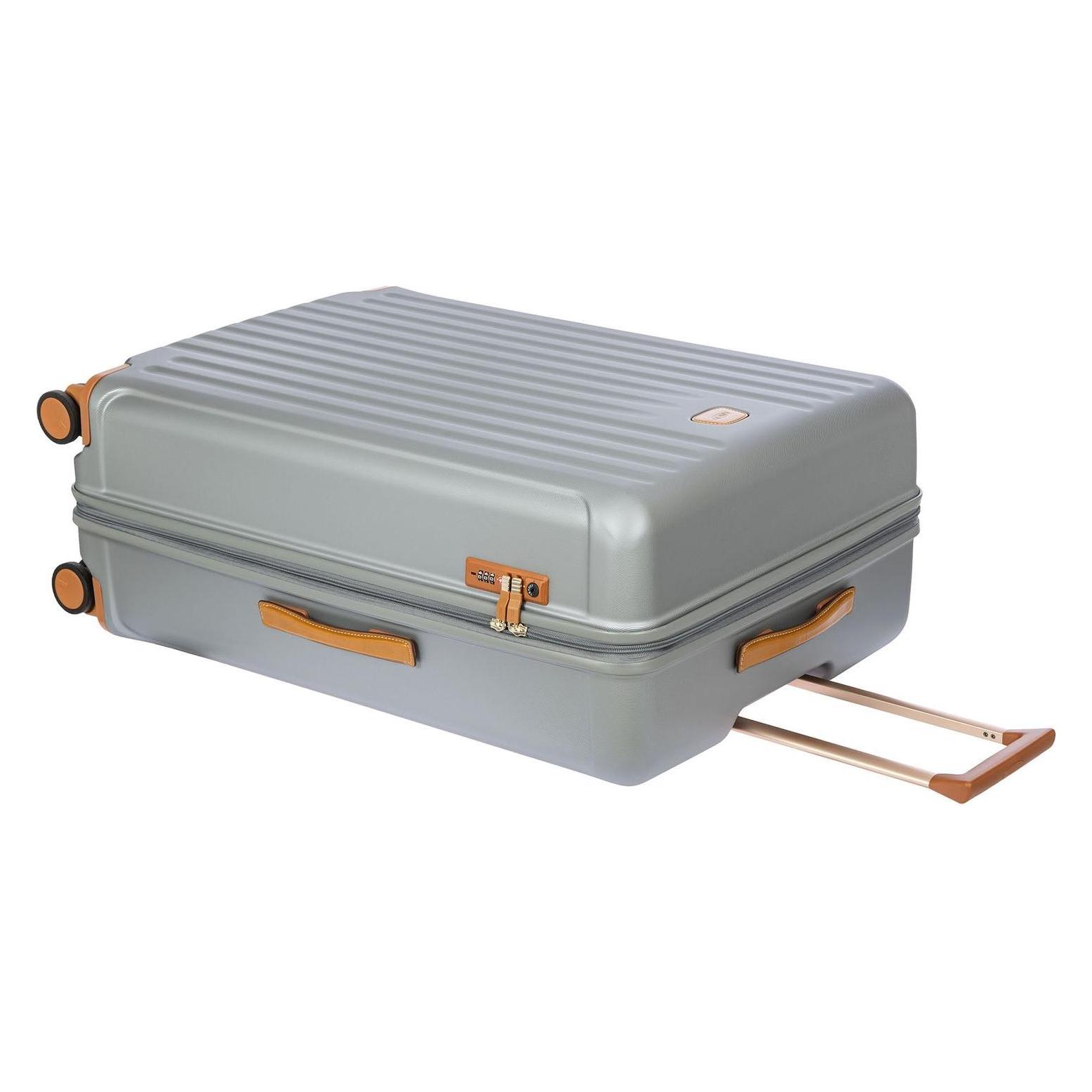 Brics, Koffer, Capri 4 Rollen Trolley 84 Cm, Silber, (156 l)