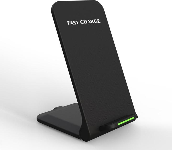 Actual product image 1st Cool 1stCOOL Wireless Charger, Folding Stand, USB-C, Black (15 W)