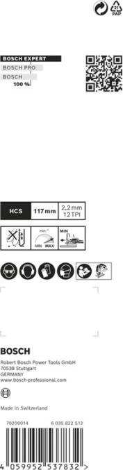 Produktbild Bosch Professional Zubehör Expert Stichsägeblatt-Set