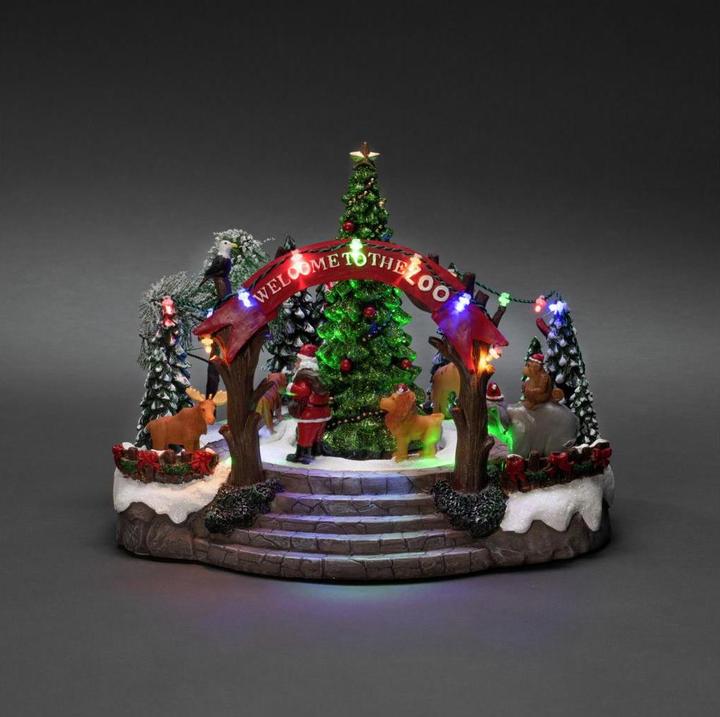 Produktbild Konstsmide LED-Dekoration Szenerie Weihnachtszoo, 20 cm