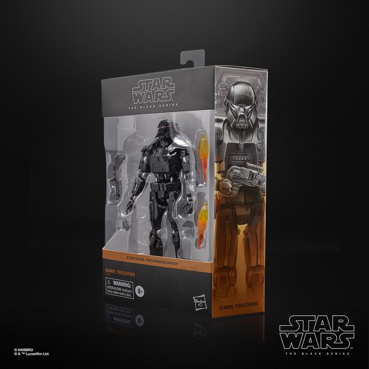 Actual product image Hasbro The Black Series Dark Trooper: The Mandalorian