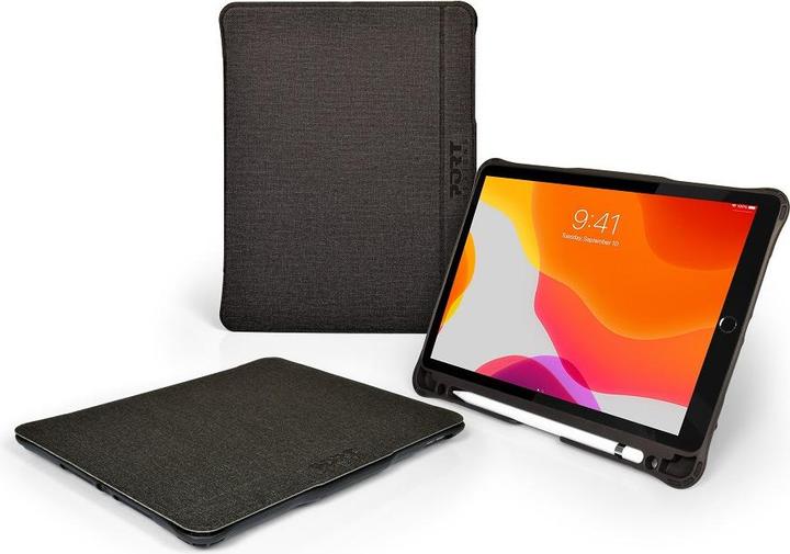 Actual product image Port Designs Manchaster II Rugged Folio 201505 black, for iPad 10.2 (Apple iPad 2019 (7th gen))