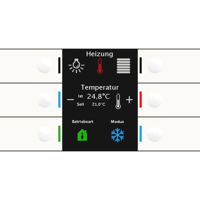 MDT BE-TAS86.02, Taster + Schalter, Weiss