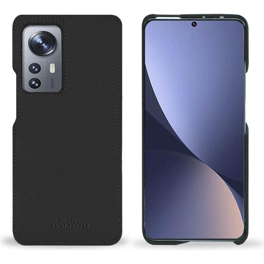 Noreve Lederschutzhülle (Xiaomi 12 Pro), Smartphone Hülle, Schwarz
