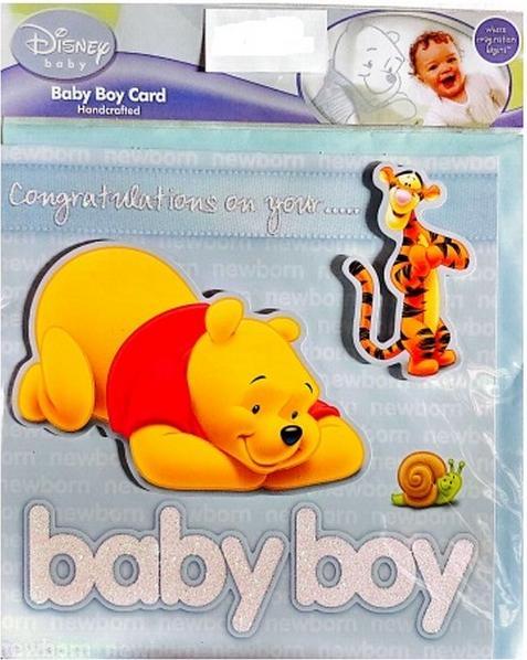 Image du produit Winnie the Pooh - Carte de voeux CONGRATULATIONS ON YOUR BABY BOY