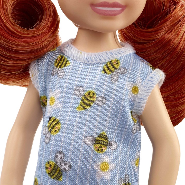 Immagine prodotto Barbie Bambola con vestito a fiori e capelli rossi