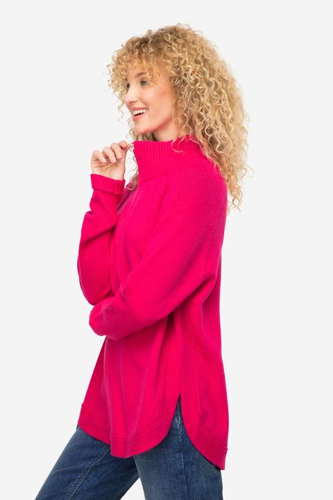 Produktbild Laurasøn Strickjacke, Stehkragen, Zipper, Seitenschlitze, Langarm (M)