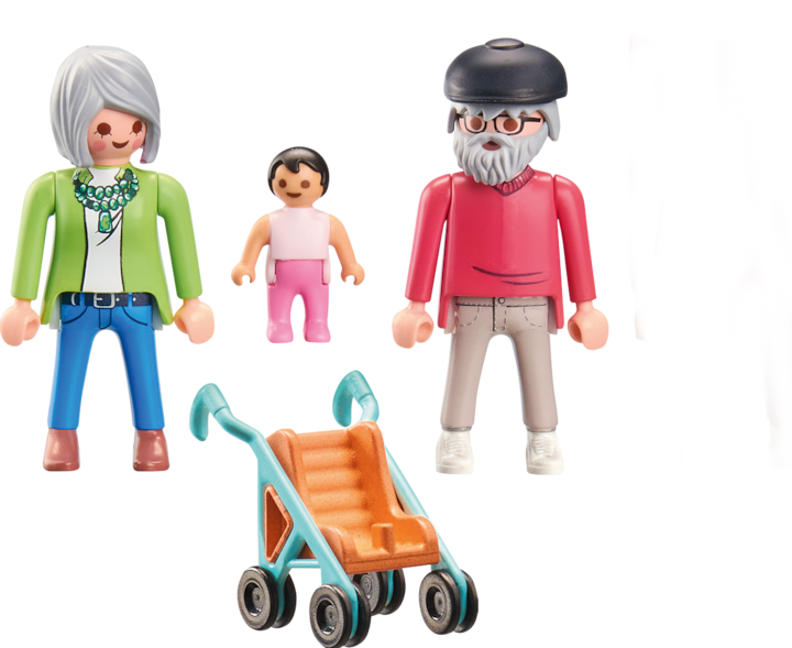 Actual product image Playmobil Grandparents with baby (71613, Playmobil My Life)
