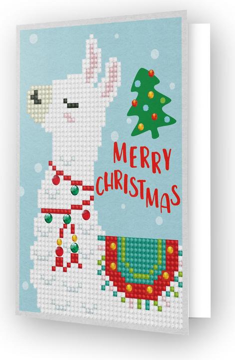 Image du produit Diamond Dotz Greeting Card- Joyeux Noël Llama