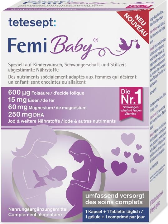 Tetesept Femi Baby Tablets+Capsules (30 pcs., Capsules, Pills)