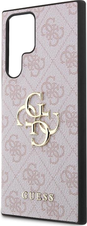 Image du produit Guess PU 4G Metal Logo Case pour Samsung Galaxy S24 Ultra - rose (Samsung Galaxy S24 Ultra)