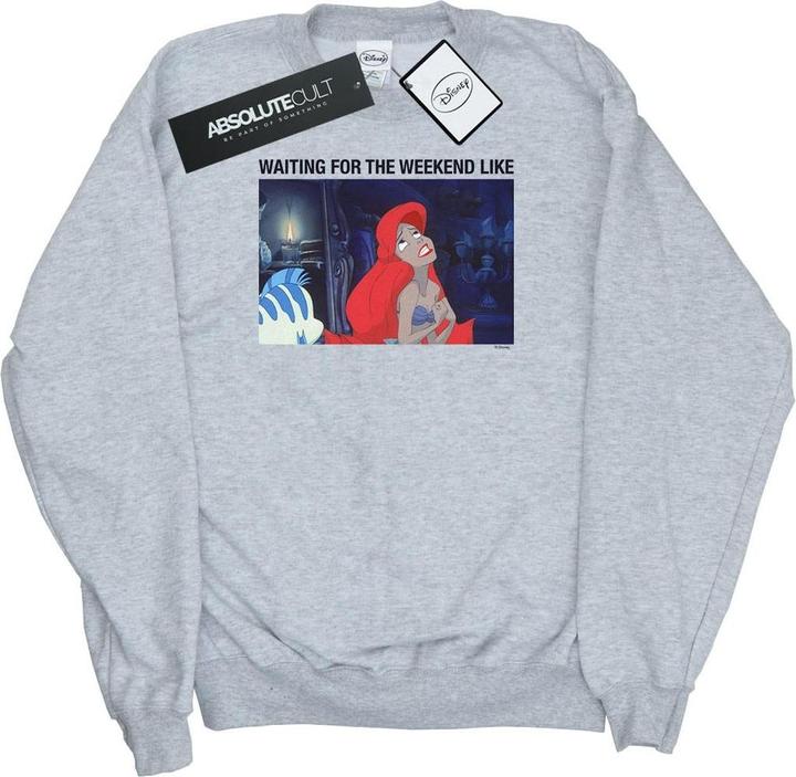 Produktbild Disney The Little Mermaid Waiting For The Weekend Sweatshirt Mädchen (116)