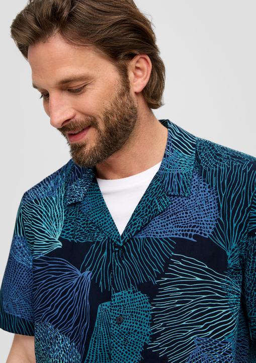 Immagine prodotto s.Oliver Hemd Slim: Kurzarmhemd mit Reverskragen (M)