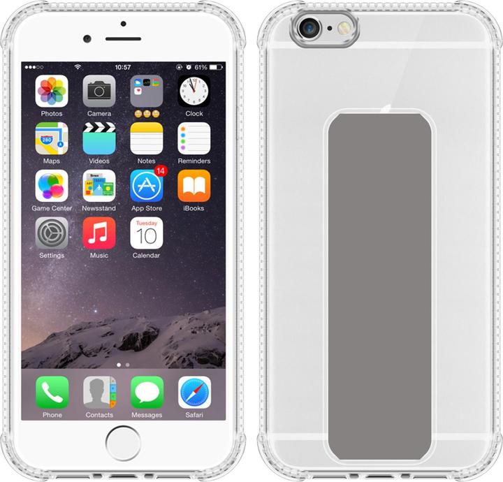 Actual product image Cadorabo Case for Apple iPhone 6 / 6S in TPU with holder LM167 Style (Apple iPhone 6)