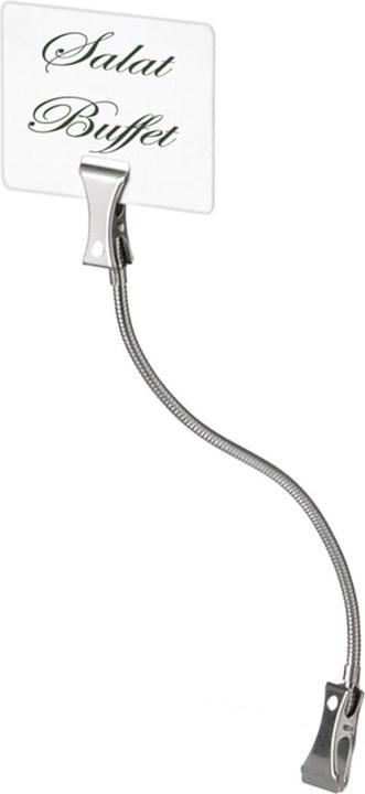 Produktbild Schilderhalter flexibel Metall beschreibbar inkl. 10 Schilder