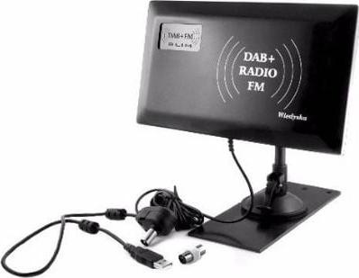 Produktbild INNE Radio-RTV-Antenne DAB + FM Slim (Flachantenne, 33 dB, DAB/ DAB+)
