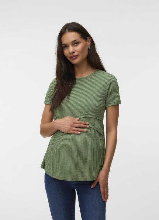 Actual product image Mamalicious Normal geschnitten Rundhals Top Bluse (XS)